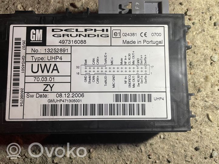 Opel Antara Bluetooth control unit module 13252891