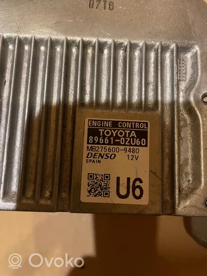 Toyota Auris E180 Calculateur moteur ECU 896610ZU60