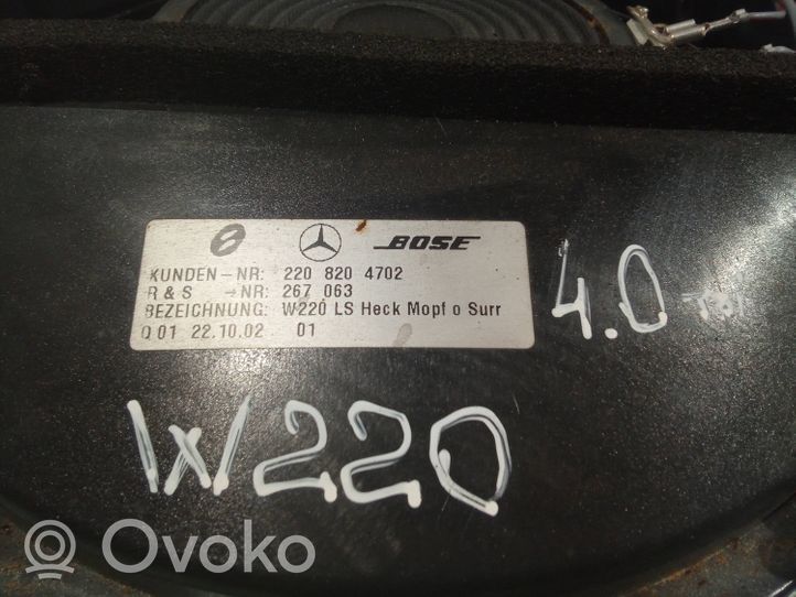 Mercedes-Benz S W220 Subwoofer speaker 2208204702