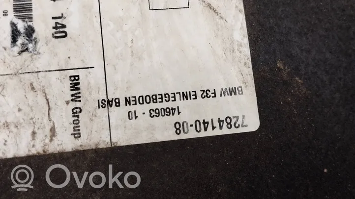 BMW 4 F32 F33 Wykładzina podłogowa bagażnika 7284140