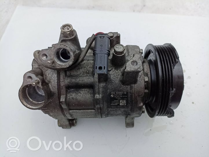 BMW 3 F30 F35 F31 Compressore aria condizionata (A/C) (pompa) 9330831