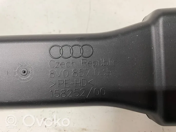 Audi A3 S3 8V Ohjaamon sisäilman ilmakanava 8V0857039