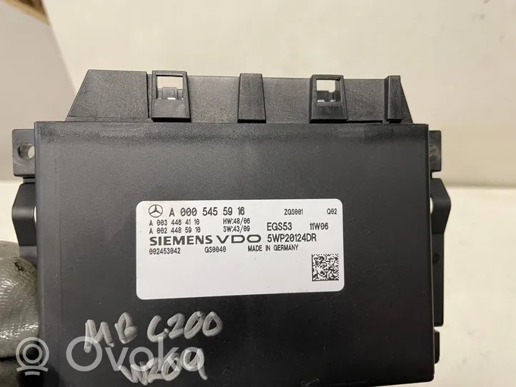 Mercedes-Benz C W204 Module de contrôle de boîte de vitesses ECU A0005455916