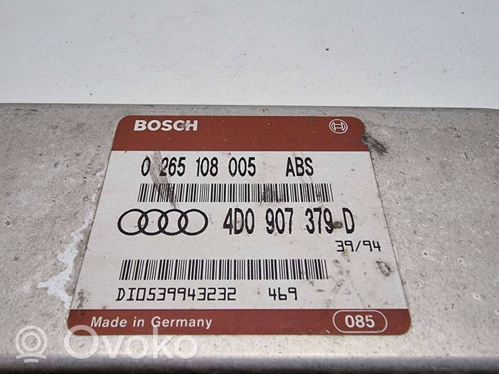 Audi A4 S4 B5 8D Sterownik / moduł ABS 4D0907379D