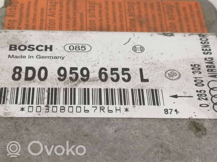 Audi A4 S4 B7 8E 8H Sterownik / Moduł Airbag 8D0959655L