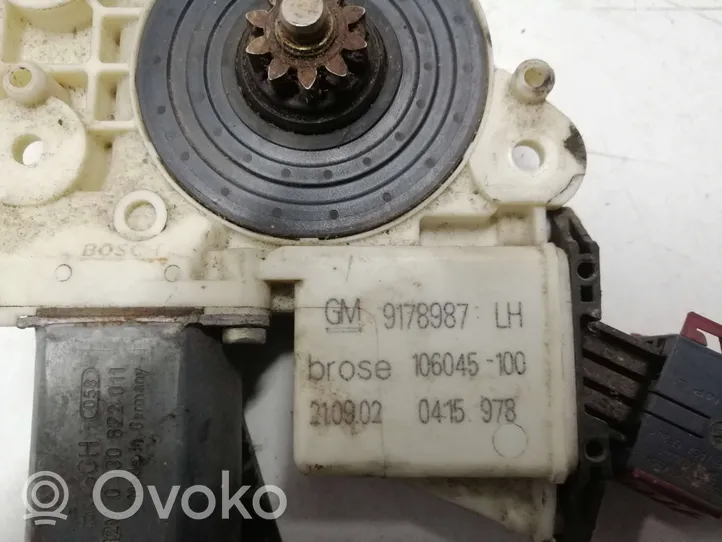 Opel Vectra C Varikliukas priekinio langų pakėlėjo 9178987