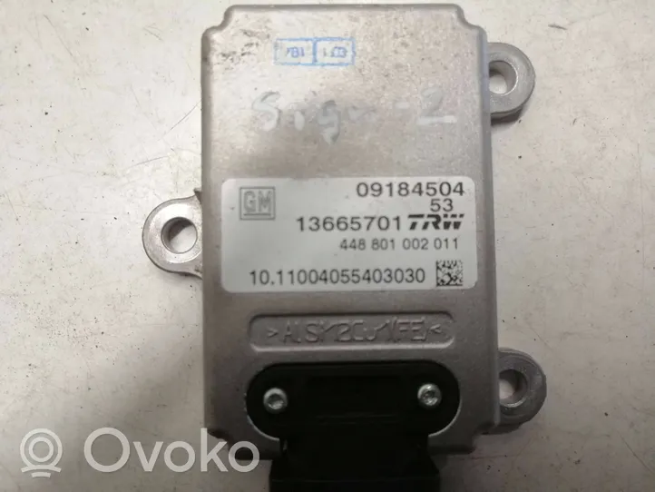 Opel Signum Sensor ESP de aceleración de frecuencia del intermitente 09184504