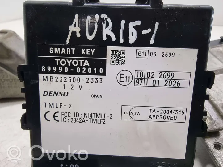 Toyota Auris 150 Moottorinohjausyksikön sarja ja lukkosarja 8966102D71