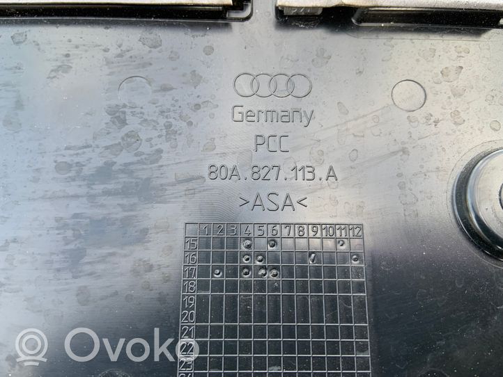 Audi Q5 SQ5 Support de plaque d'immatriculation 80A827113A