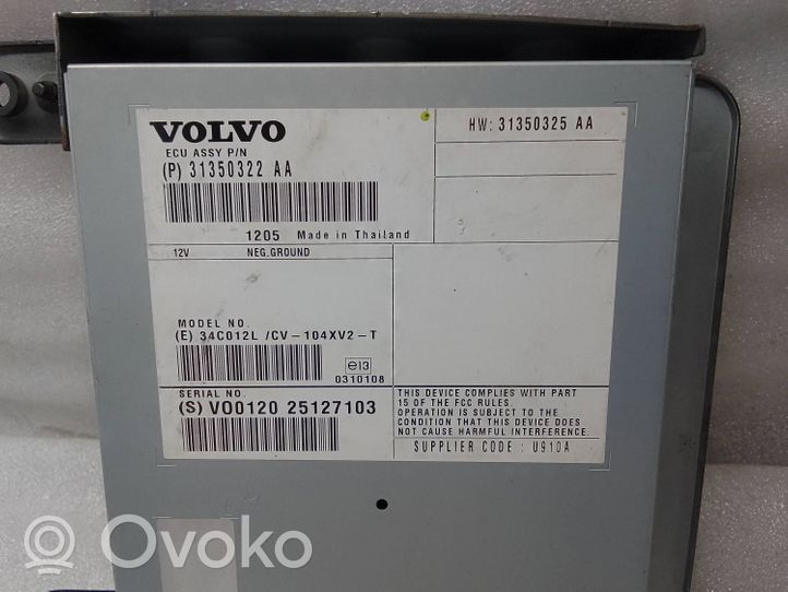 Volvo S60 Amplificateur de son 31350322