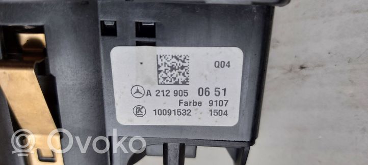 Mercedes-Benz A W176 Przycisk / Pokrętło regulacji świateł A2129050651