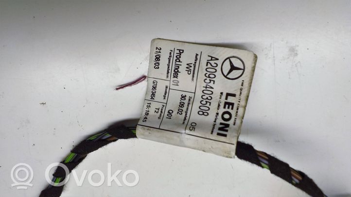 Mercedes-Benz CLK A209 C209 Arnés de luz trasera de freno A2095403508