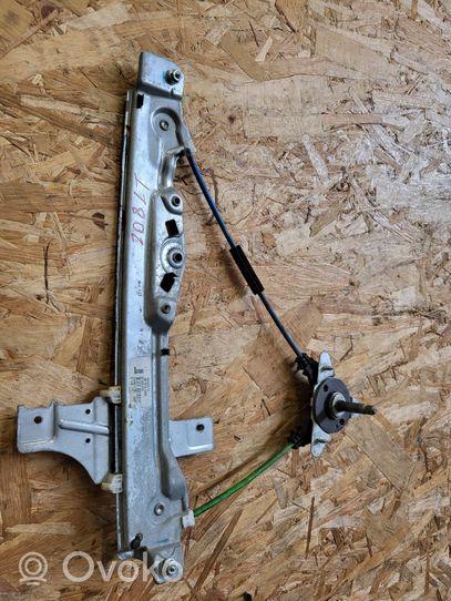 Peugeot 208 Rear door manual window regulator 9673153980