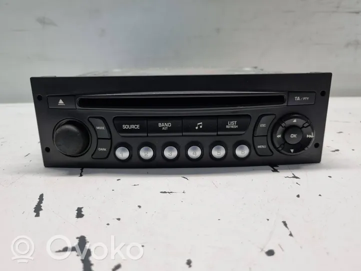 Citroen C3 Radio/CD/DVD/GPS-pääyksikkö 96766518XT