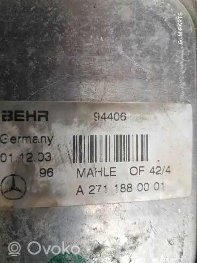 Mercedes-Benz CLK A209 C209 Moottoriöljyn jäähdytinlaite A2711880001