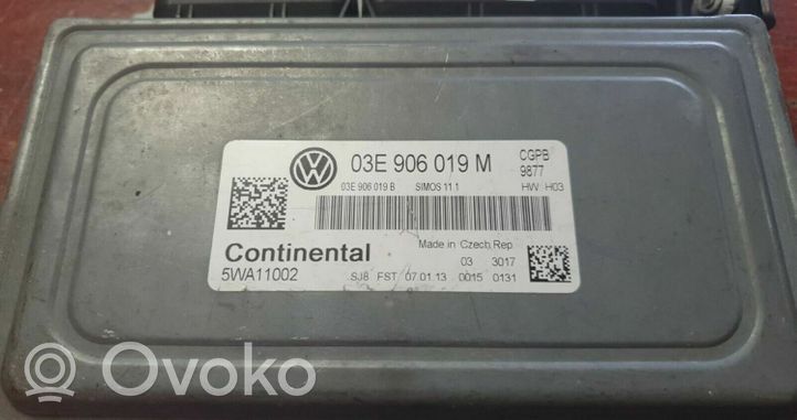 Volkswagen Polo V 6R Engine control unit/module 03E906019M