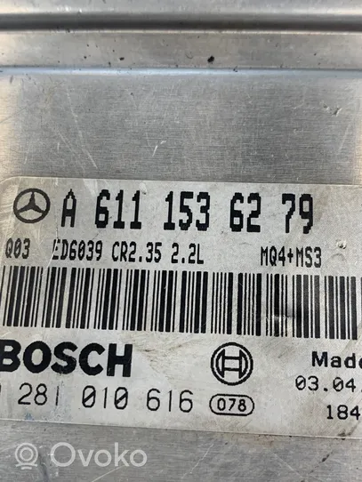 Mercedes-Benz Sprinter W901 W902 W903 W904 Centralina/modulo del motore A6111536279