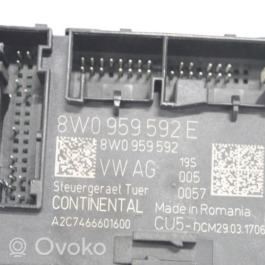 Audi A4 S4 B9 Durvju vadības bloks 8W0959592E