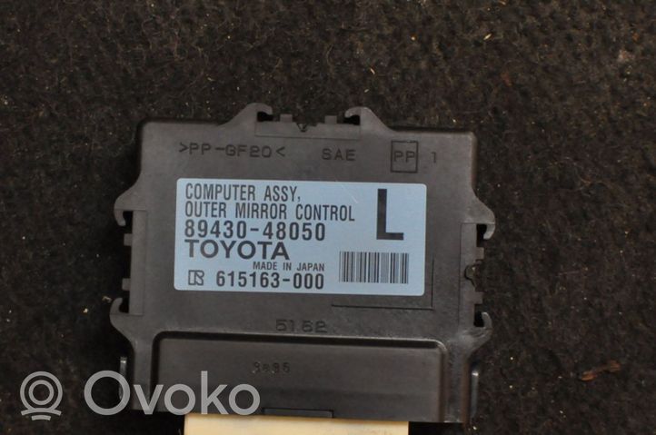 Lexus RX 330 - 350 - 400H Muut laitteet 8943048050