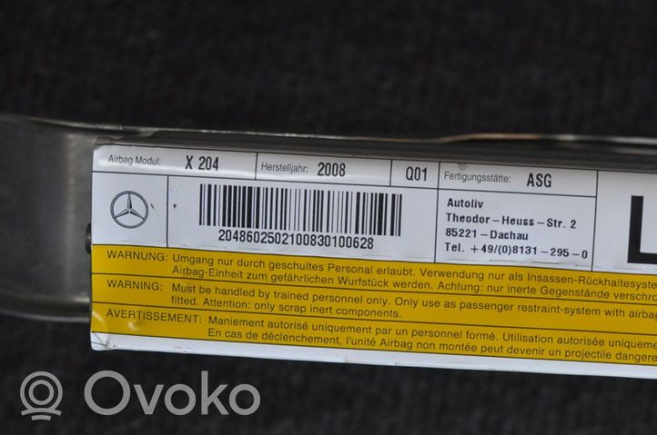 Mercedes-Benz GLK (X204) Sēdekļa drošības spilvens A2048602502