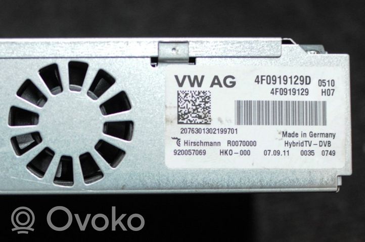 Volkswagen Touareg II Video control module 4F0919129D