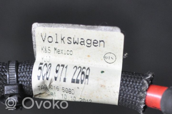 Volkswagen Jetta VI Positive cable (battery) 5C0971226A