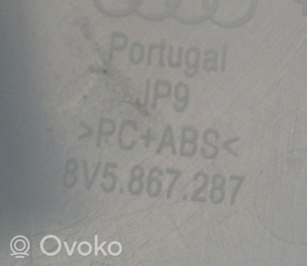 Audi A3 S3 8V D-pilarin verhoilu (alaosa) 8V5867287