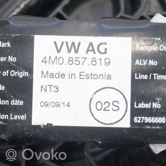 Audi A4 S4 B9 Seat belt adjustment motor 4M0857819