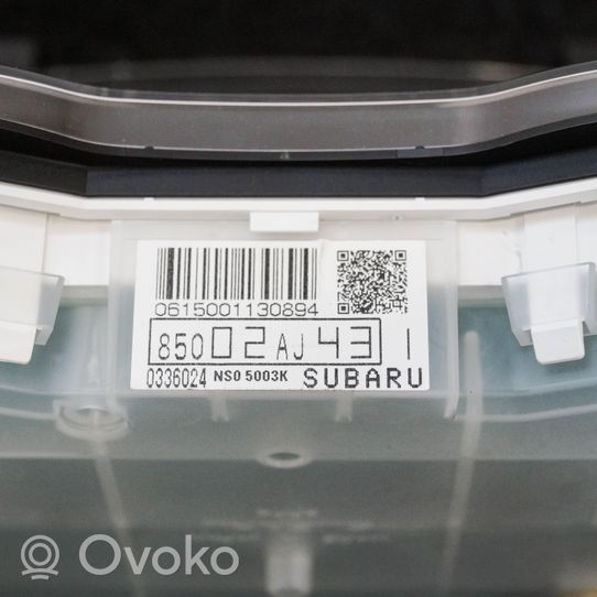 Subaru Outback Tachimetro (quadro strumenti) 85002AJ43