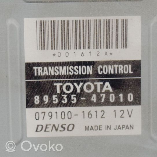 Toyota Prius (NHW20) Pavarų dėžės valdymo blokas 8953547010
