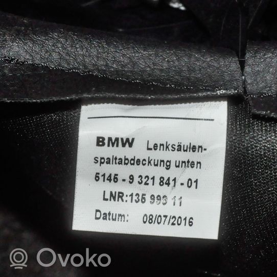 BMW 2 F22 F23 Ohjauspyörän pylvään verhoilu 93218419353131