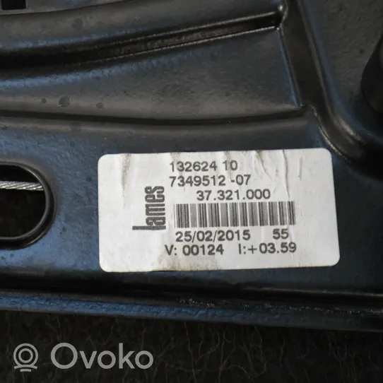 BMW X1 F48 F49 Takaoven ikkunan nostin moottorilla 7349512