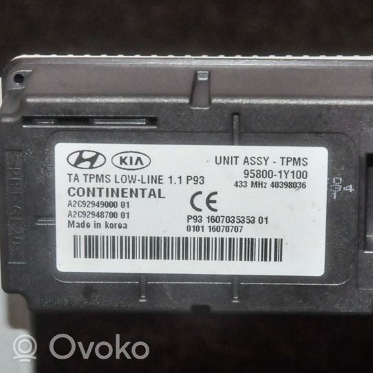 KIA Picanto Altri dispositivi 958001Y100