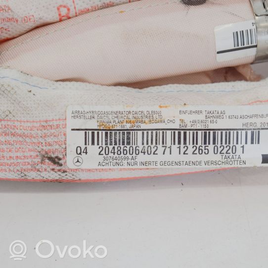 Mercedes-Benz C W204 Airbag da tetto A2048606402