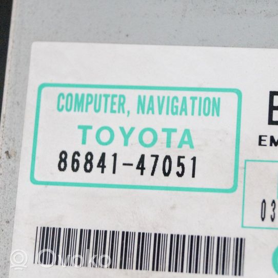 Toyota Prius (NHW20) GPS-navigaation ohjainlaite/moduuli 8684147051