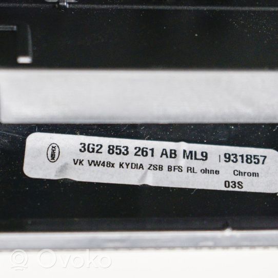 Volkswagen PASSAT B8 Dysze / Kratki nawiewu deski rozdzielczej 