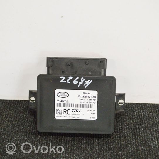 Land Rover Range Rover Evoque L538 Centralina/modulo EMF freno posteriore 