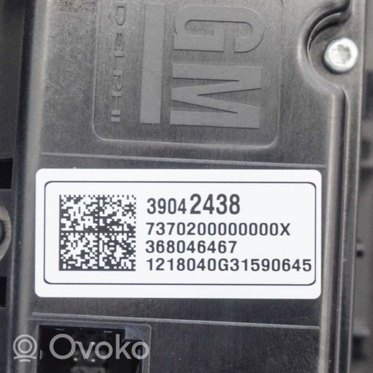 Opel Astra K Przełącznik / Włącznik nawiewu dmuchawy 39042438368046467