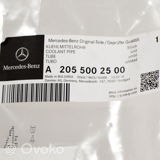 Mercedes-Benz C W205 Tube d'admission d'air A2055002500