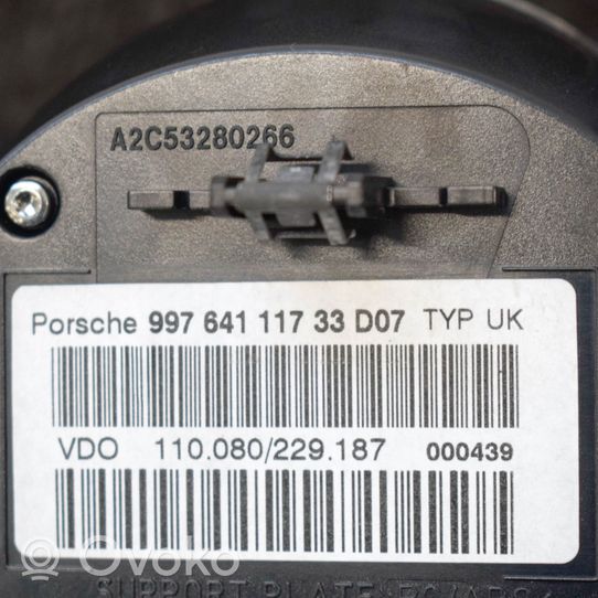 Porsche 911 997 Compteur de vitesse tableau de bord A2C53280266