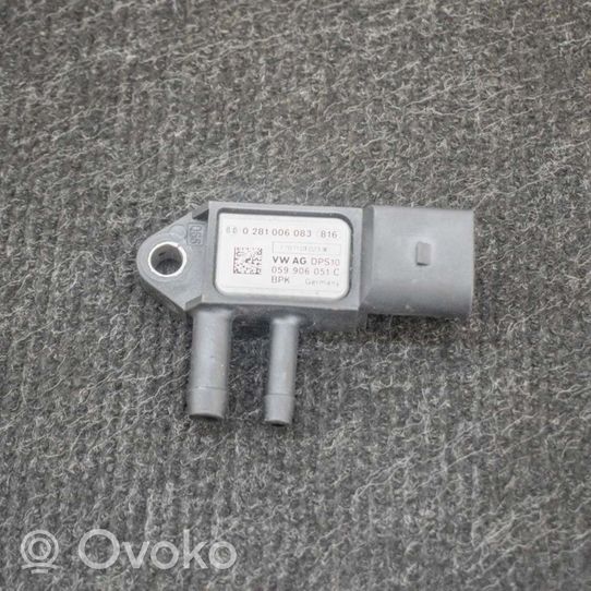 Skoda Superb B6 (3T) Sensore di pressione dei gas di scarico 