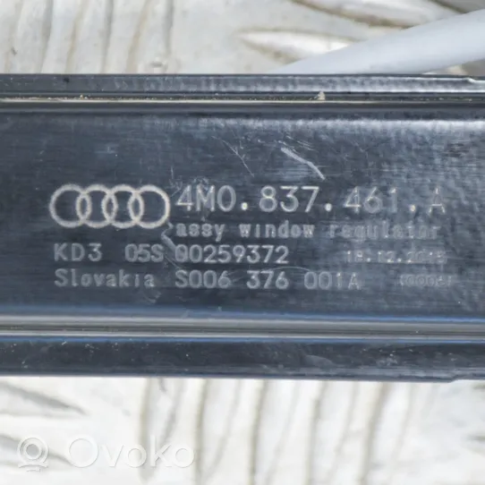 Audi Q7 4M Alzacristalli della portiera anteriore con motorino 4M0837461A