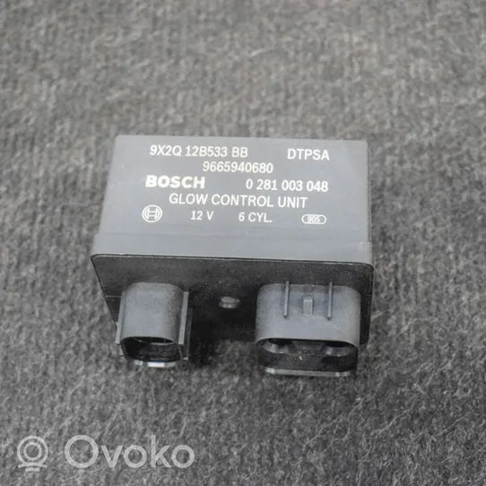 Land Rover Discovery 4 - LR4 Przekaźnik / Modul układu ogrzewania wstępnego 9X2Q12B533BB