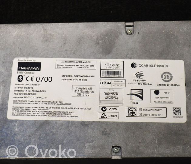 BMW 5 GT F07 Moduł / Sterownik Bluetooth B015849