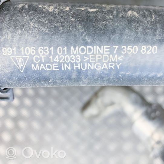 Porsche 911 991 Tubo flessibile del liquido di raffreddamento del motore 99110672400