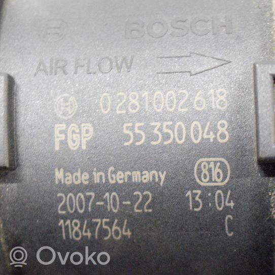 Saab 9-3 Ver2 Przepływomierz masowy powietrza MAF 55350048