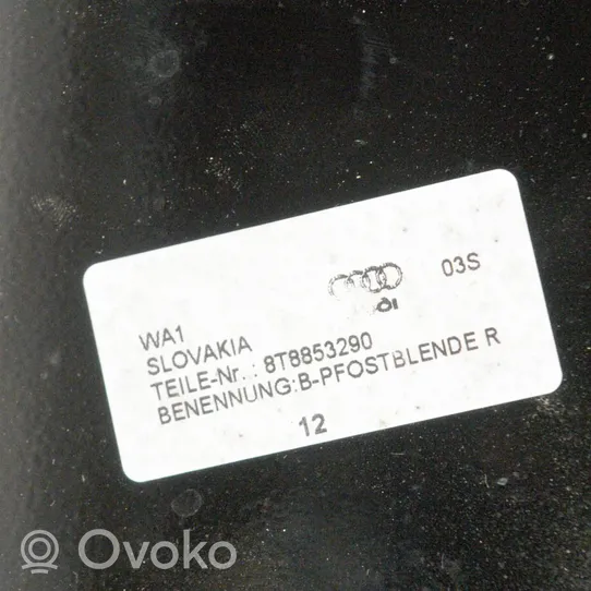 Audi A5 Sportback 8TA Rivestimento montante (B) (superiore) 8T8853290