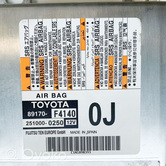 Toyota C-HR Module de contrôle airbag 2510000250