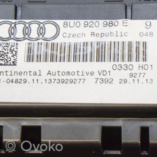 Audi Q3 8U Compteur de vitesse tableau de bord A2C85062200