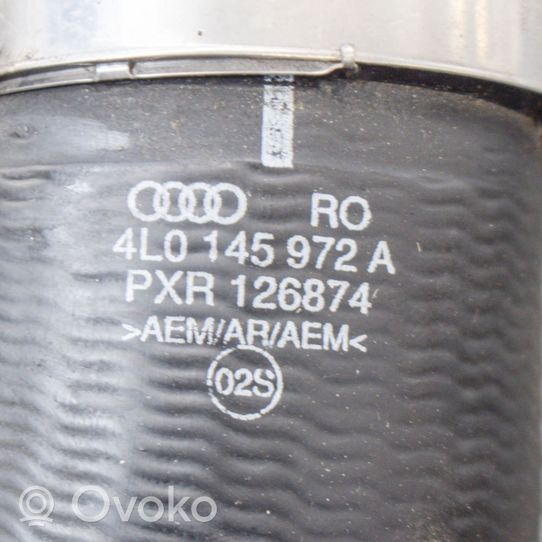 Audi Q7 4L Tube d'admission de tuyau de refroidisseur intermédiaire 4L0145972A